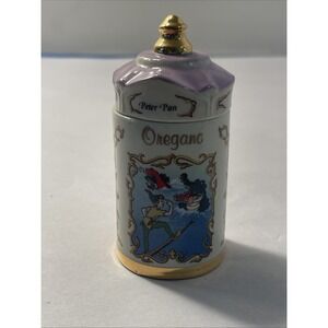 Walt Disney Spice Jar Collection Peter Pan Oregano Jar 1995 Lenox Porcelain